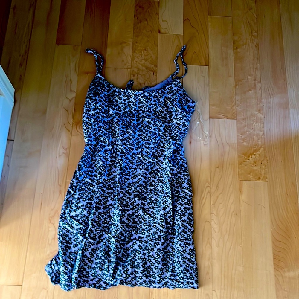 purple dress with flowers, brand: pacsun, size: small in women’s/teens